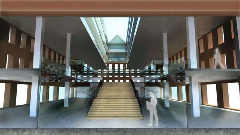 FAYE_Interior View Triangular skylight